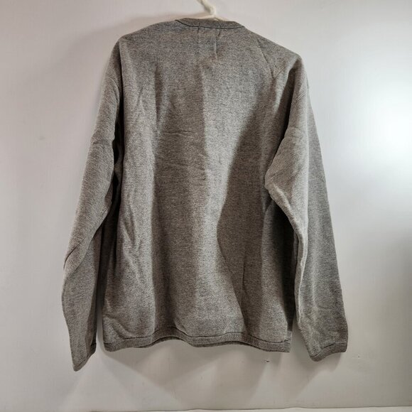 Roots Athletic Mens 1/4 Zip Sweatshirt Heathered Gray - Picture 6 of 11